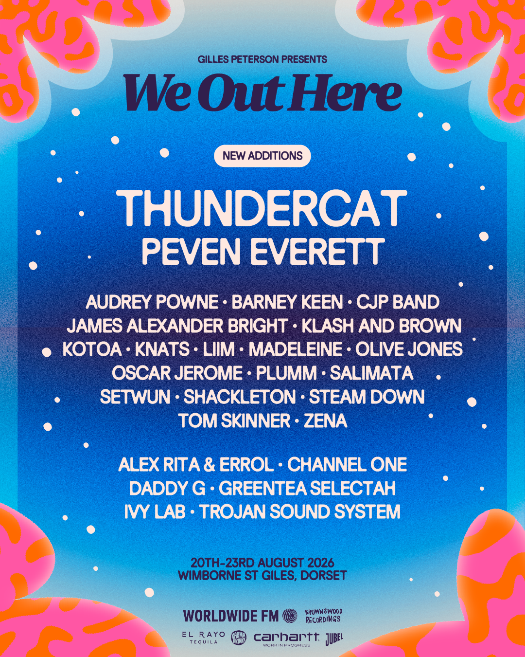 WE OUT HERE ANNOUNCES THIRD WAVE OF 2026 LINE-UP