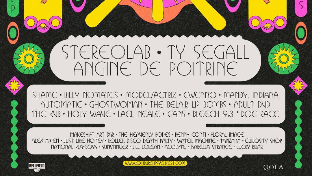 Edinburgh Psych Fest Announces Shame, Billy Nomates, Mandy, Indiana, the KVB, and More for 2026