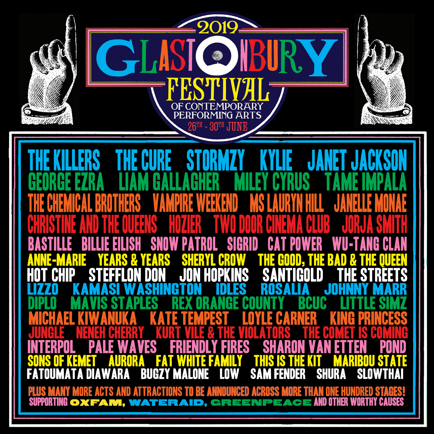 Glastonbury 2019 poster