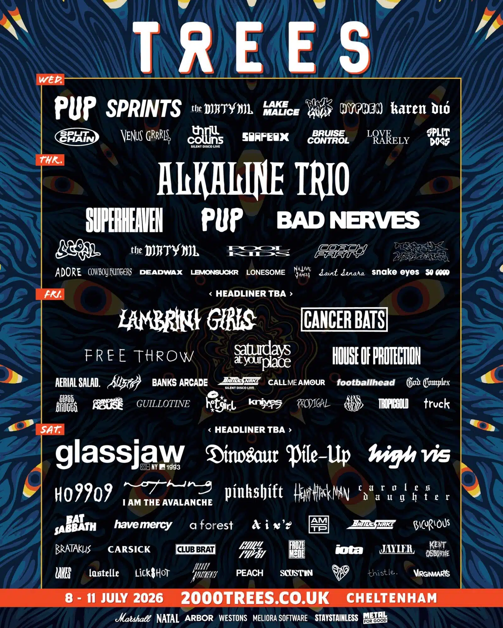 2000 Trees 2026 poster