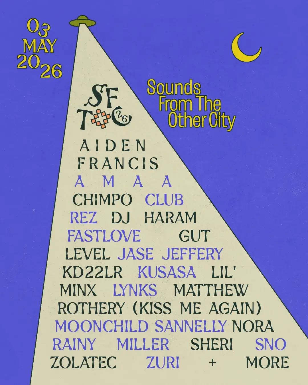 Sounds From The Other City 2026 poster