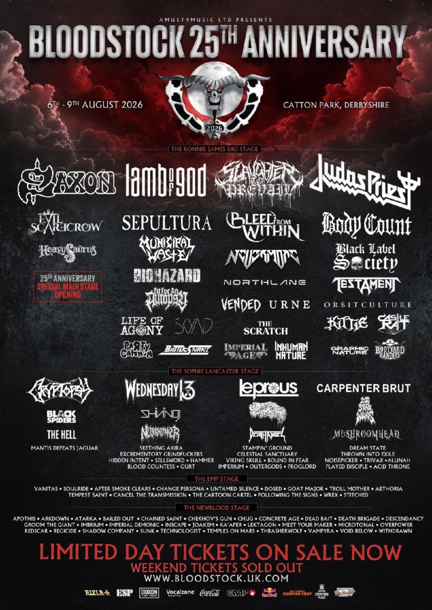 Bloodstock 2026 poster