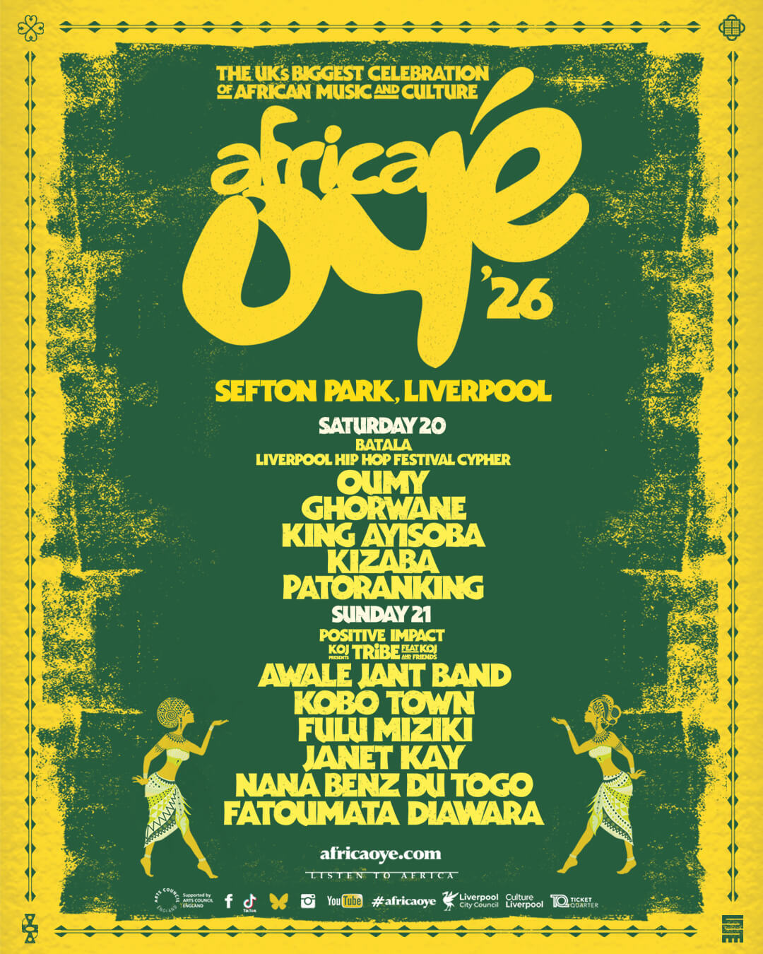 Africa Oyé 2026 poster