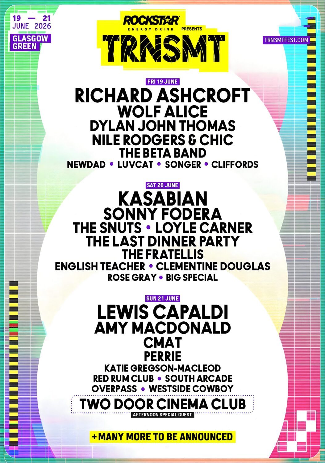 TRNSMT 2026 poster
