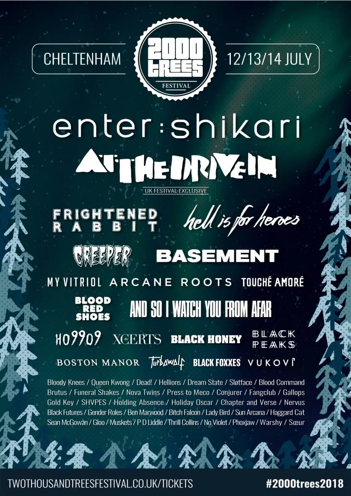2000 Trees 2018 poster