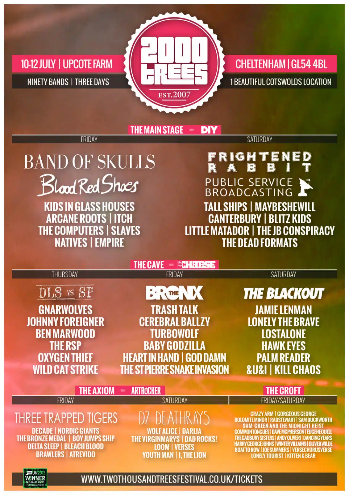 2000 Trees 2014 poster