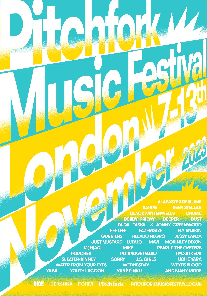 Pitchfork London 2023 poster