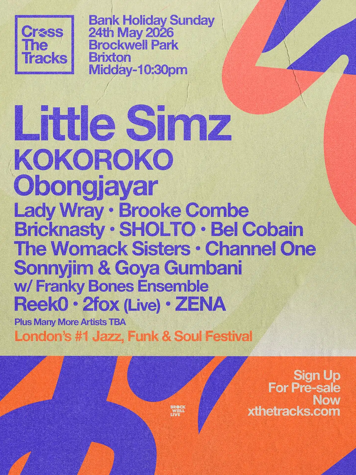 Cross the Tracks 2026 poster