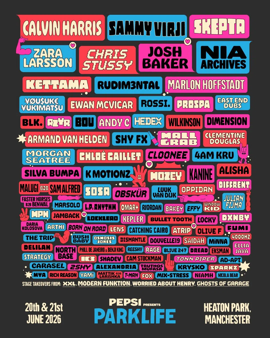 Parklife 2026 poster