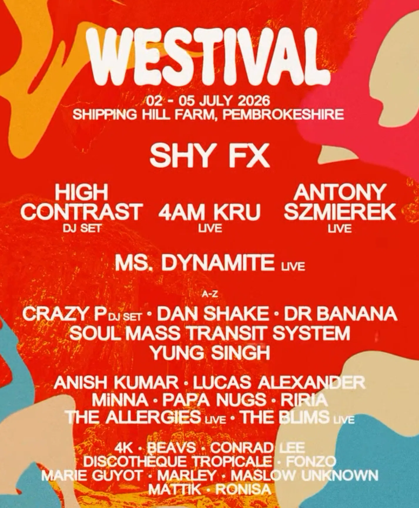 Westival 2026 poster