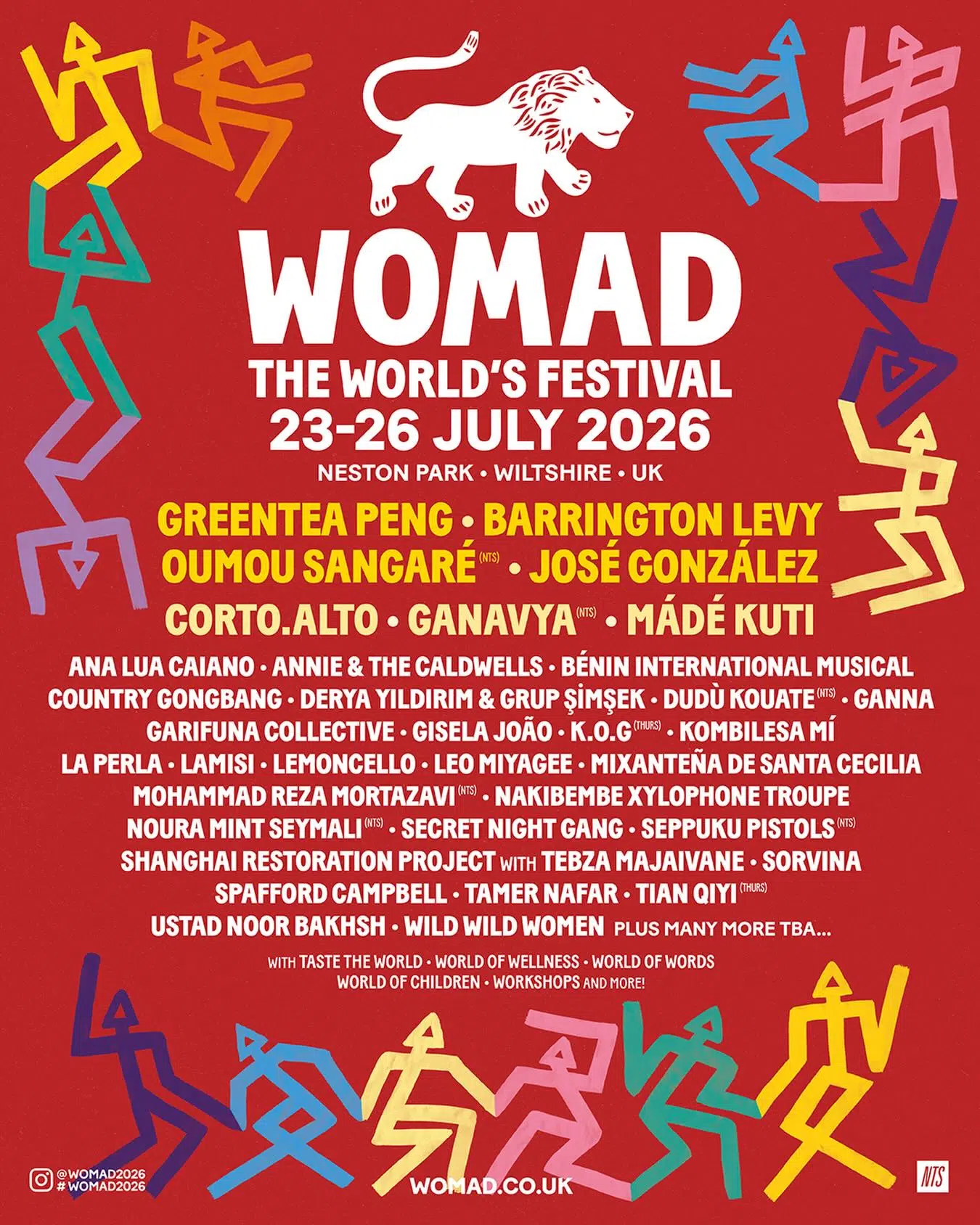 WOMAD 2026 poster