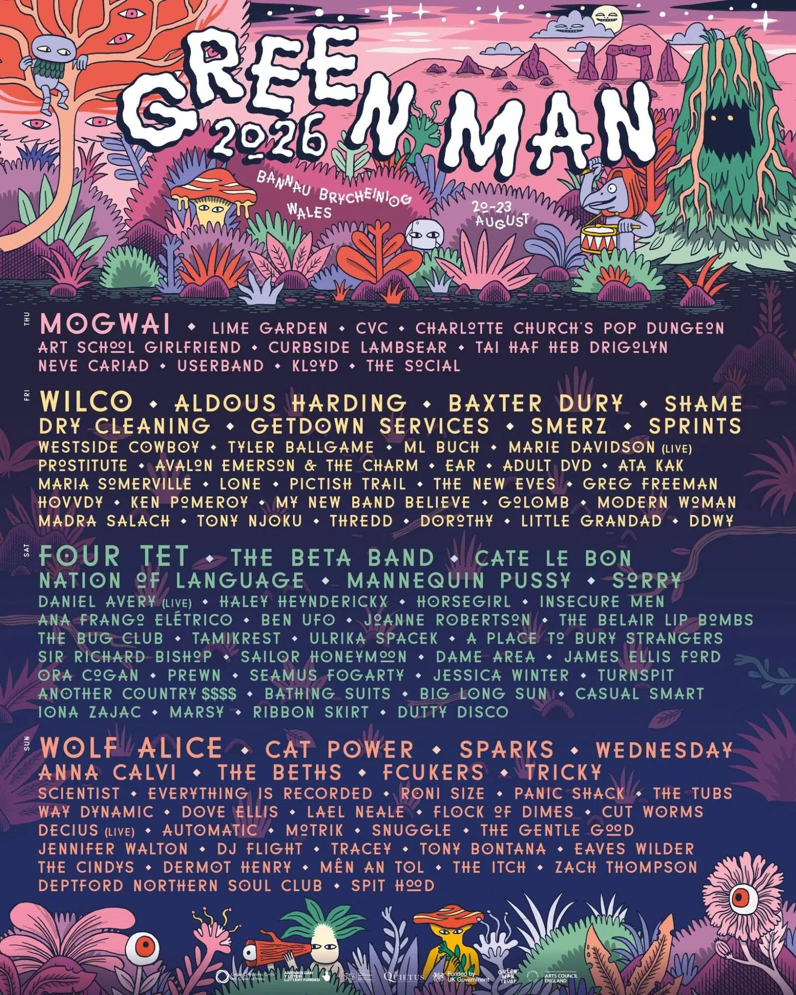 Green Man 2026 poster