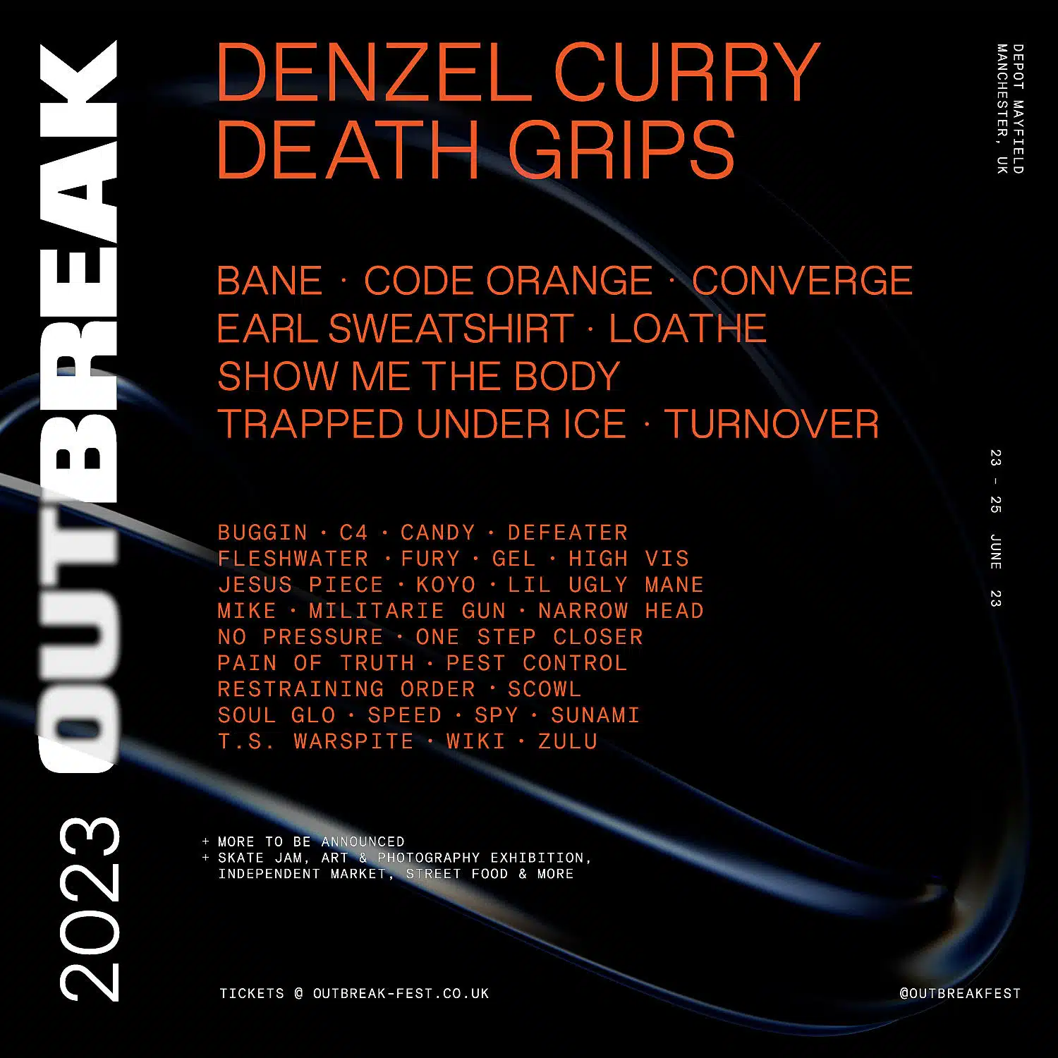 Outbreak 2023 poster
