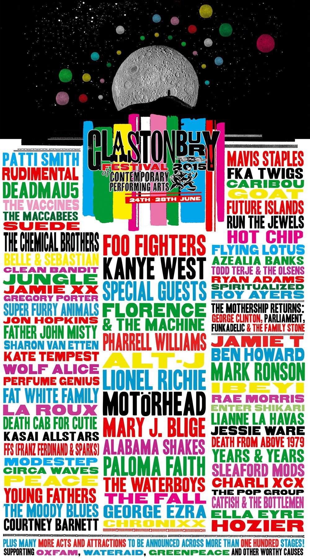Glastonbury 2015 poster