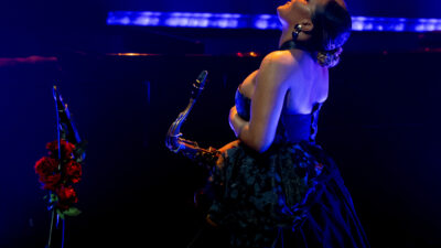 Nubya Garcia performs at the Southbank Centres Queen Elizabeth Hall as part of Little Simz' Meltdown