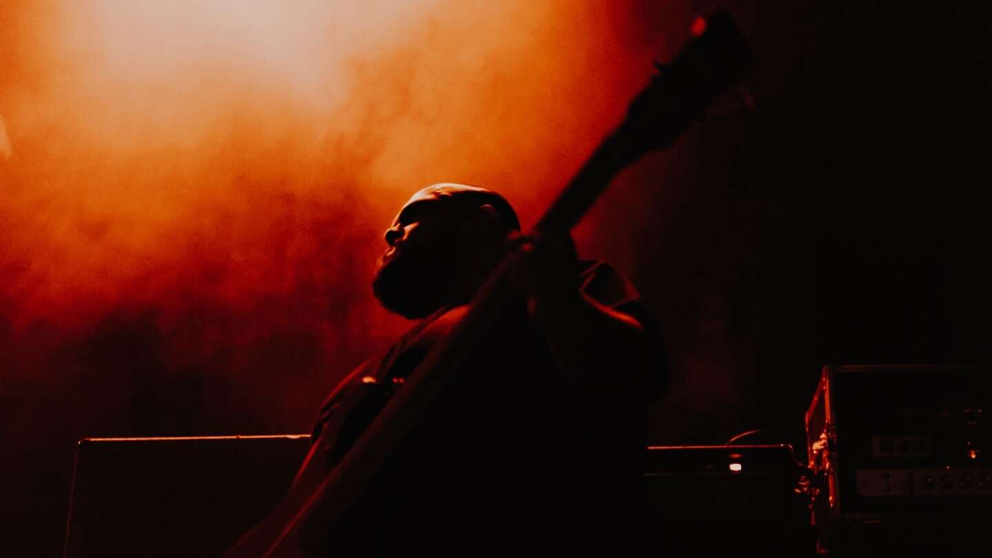 Primitive Man perform at a prior show on this tour